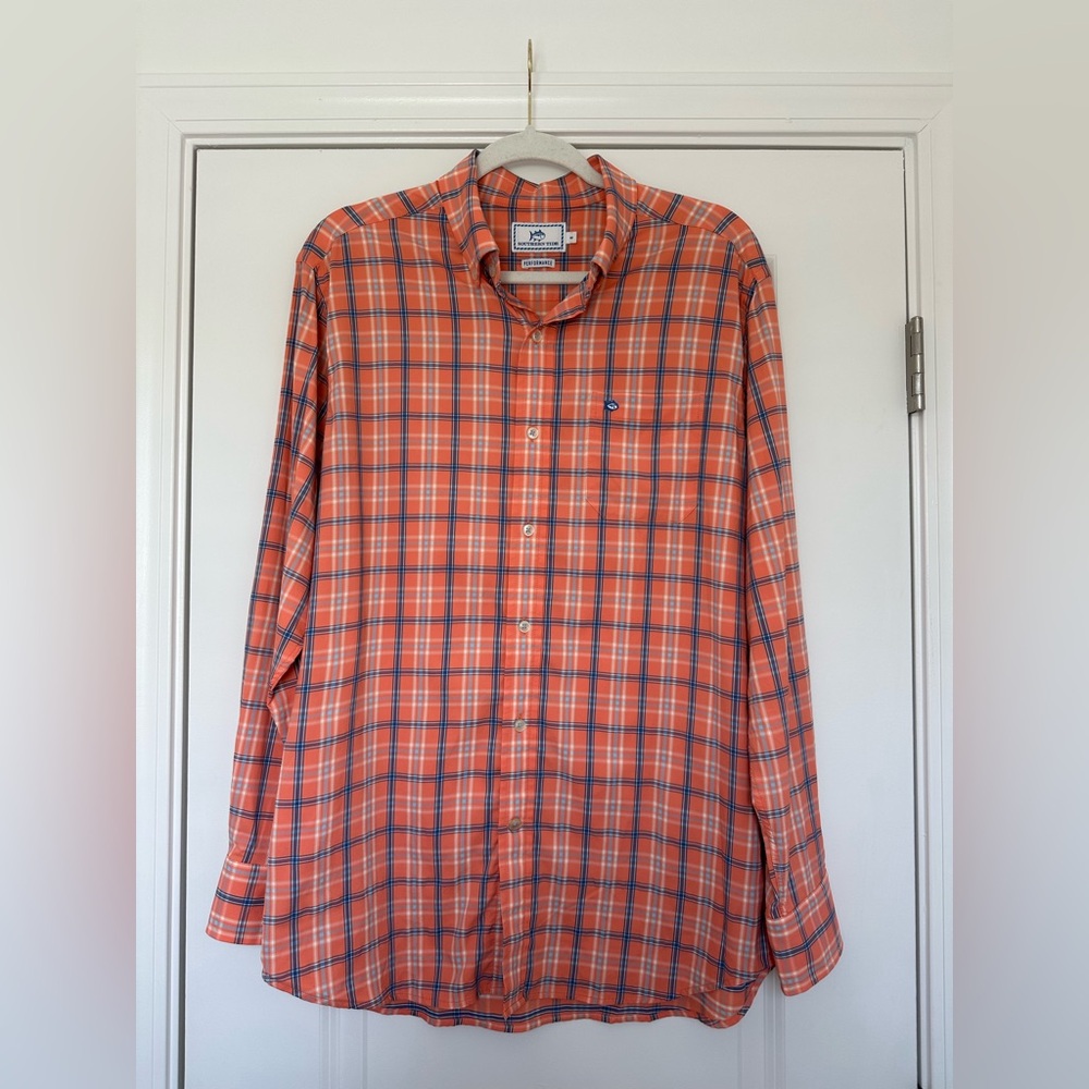 Southern Tide Performance Long-Sleeve Button-Down Shirt